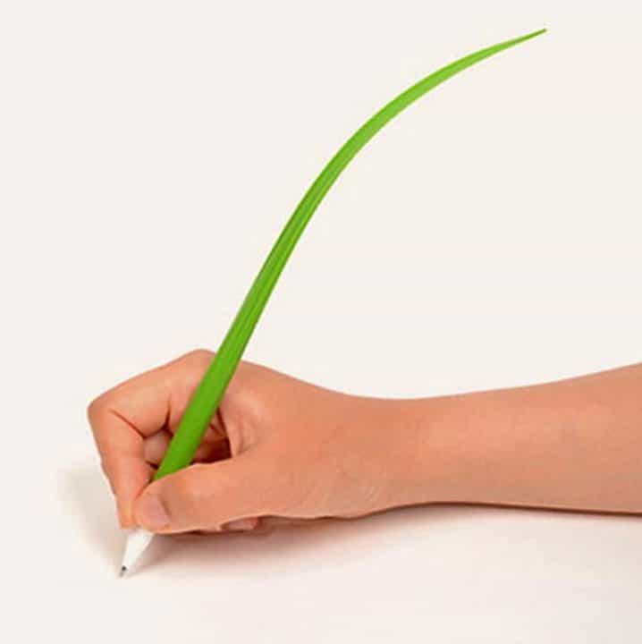 Grass-Blade-Leaf-Ball-Point-Pen