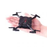 selfie-drone size shown against hand