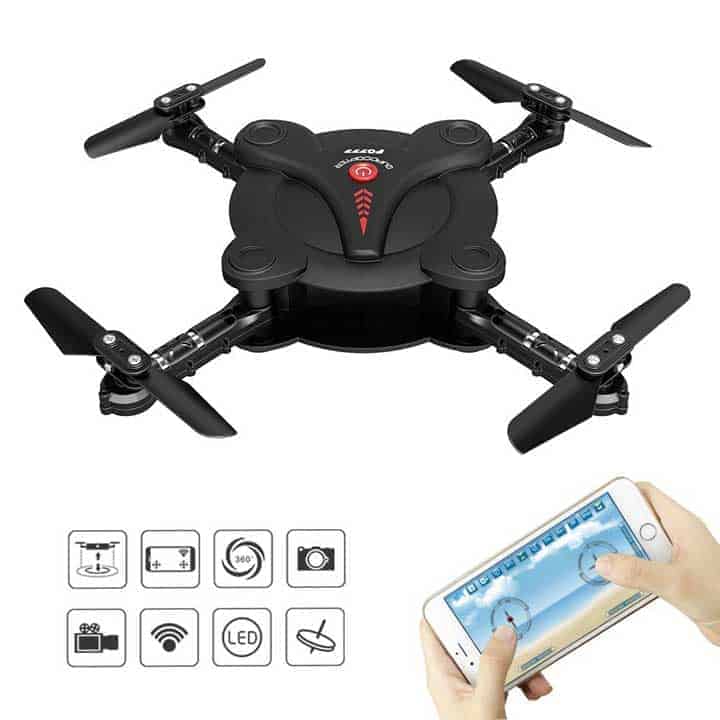 selfie-drone with smartphone