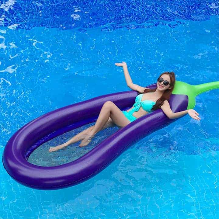 Eggplant-Pool-Float