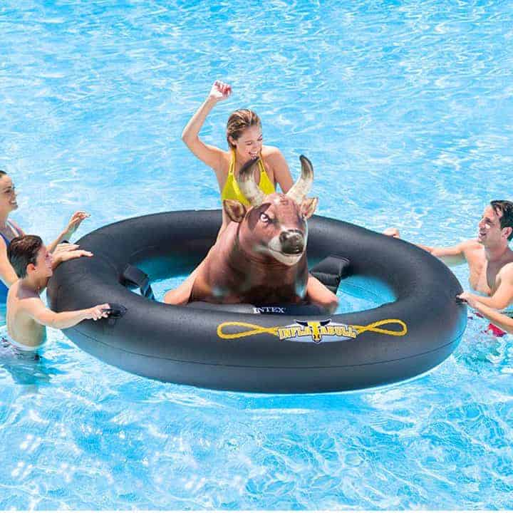 Inflat-A-Bull-Pool-Float