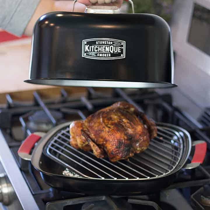 Stovetop-Smoker Grill with Chicken