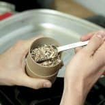 Stovetop-Smoker wood chips to create smoke