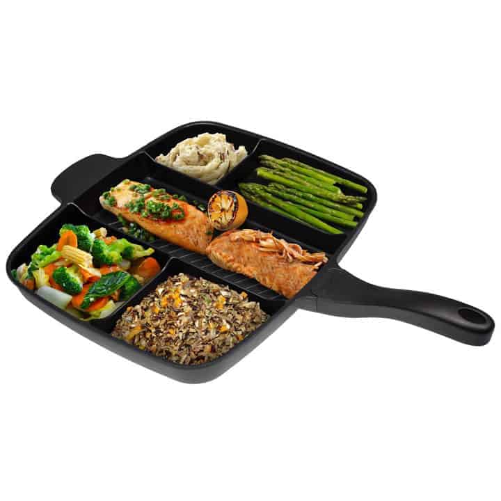 Non-Stick-Multi-Sectional-Skillet