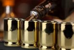 .50 caliber bullet casing shot glasses