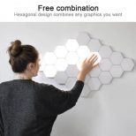 Touch-Sensitive Hexagonal Wall Lights