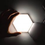 Touch-Sensitive Hexagonal Wall Lights