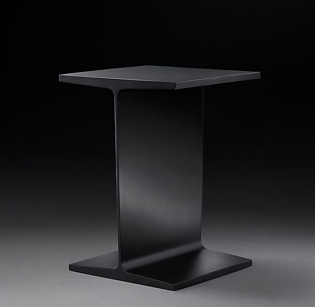 Steel I-Beam Side Table