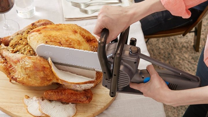 turkey carving chainsaw