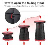 Retractable Folding Stool