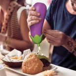 eggplant shaped sauce bottle
