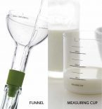 Funnel and measuring cup