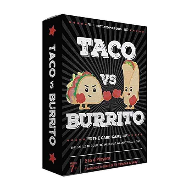 Taco Vs Burrito Card Game Create The Weirdest Meals Wickedgadgetry