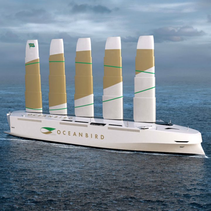 Wind-Powered Cargo Vessel