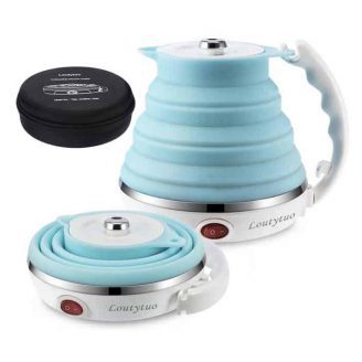 Collapsible Silicone Electric Travel Kettle