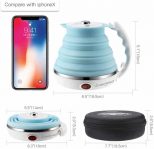 Collapsible Silicone Electric Travel Kettle5