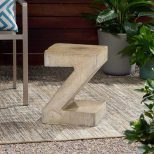 Z Shaped Outdoor Concrete Table3