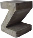 Z Shaped Outdoor Concrete Table4
