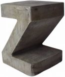 Z shaped outdoor concrete table4