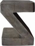 Z shaped outdoor concrete table5