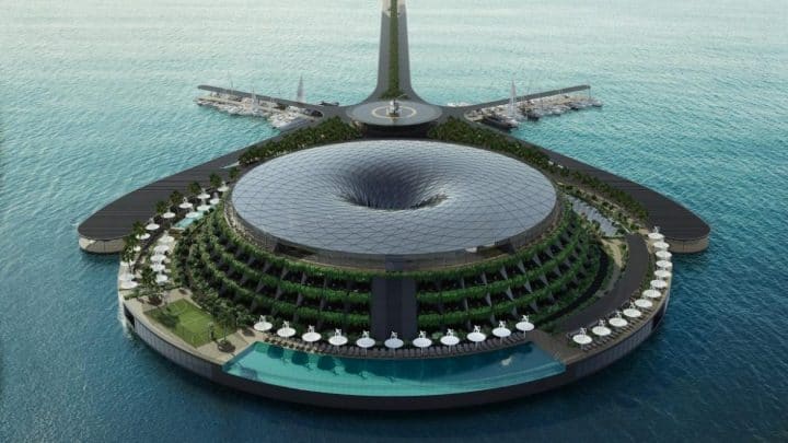 Spinning Floating Luxury Resort