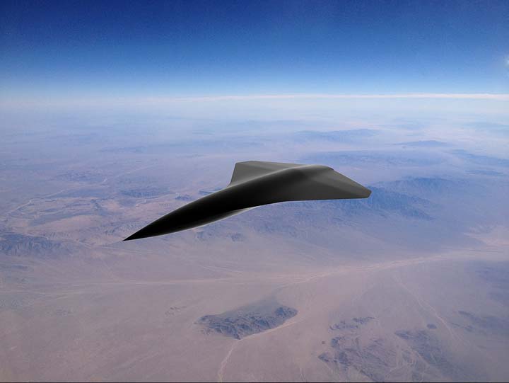 The Arrow Supersonic Combat Drone