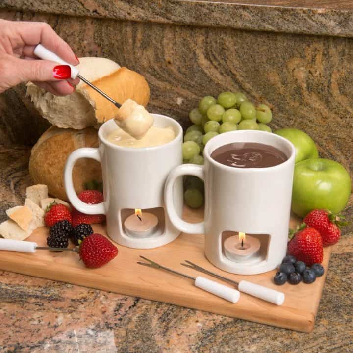 Candle-Lit Personal Fondue Mugs