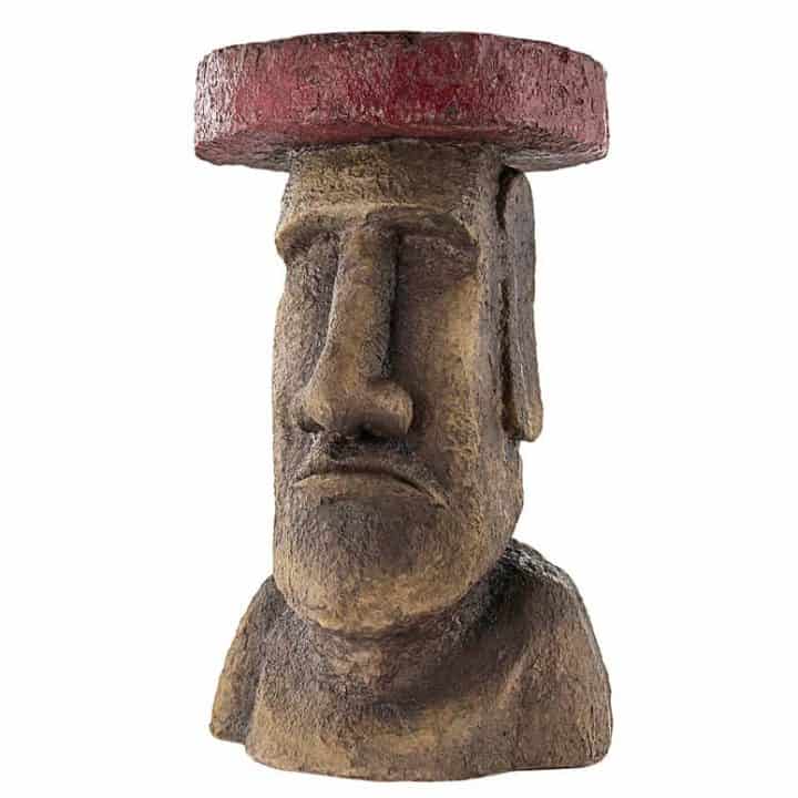 Polynesian Moai Easter Island Side Table