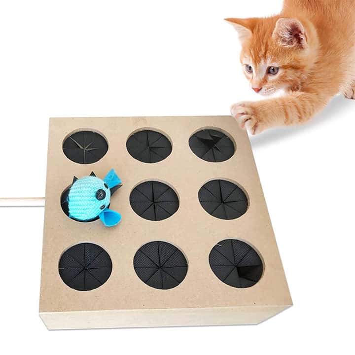 Whack A Mouse Cat Toy