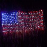 Giant american flag string lights4