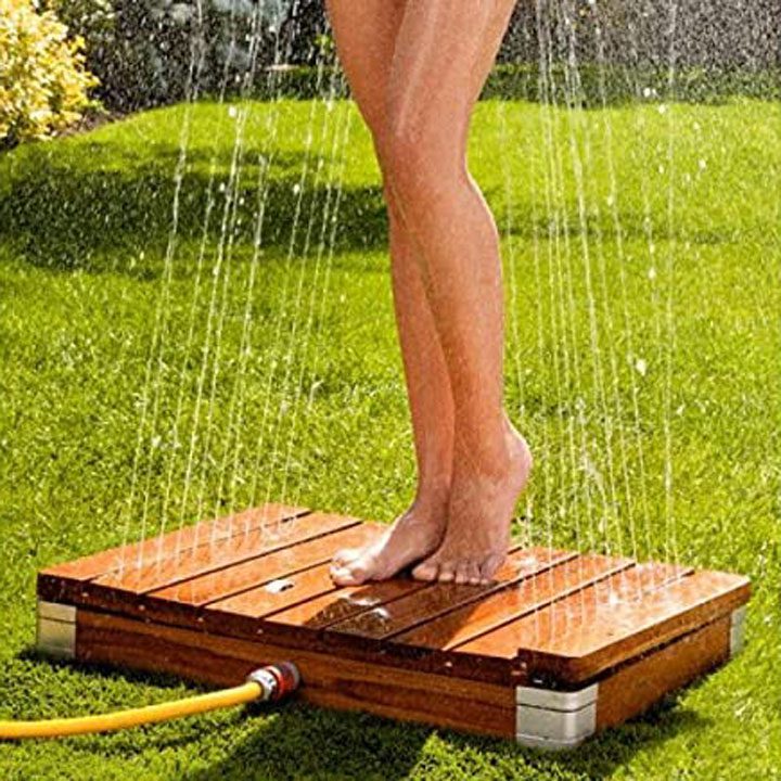 Inverted Outdoor Shower