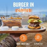 Yukon Glory Burger Serving Set2