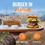 Yukon glory burger serving set2