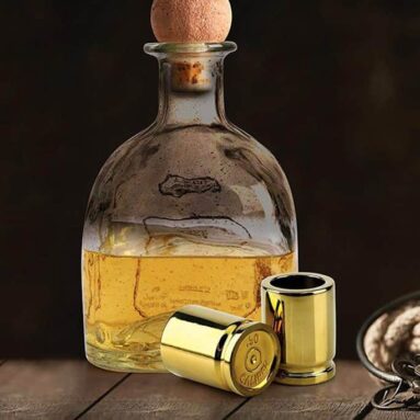 .50 Caliber Bullet Casing Shot Glasses