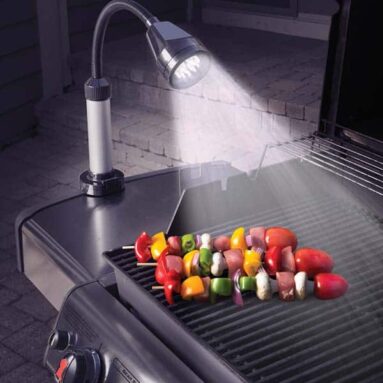 The LED Grill Light Illuminates Your Barbecue!