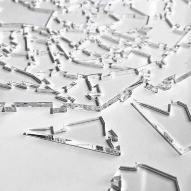 Absolutely Impossible Broken Glass Clear Jigsaw Puzzle