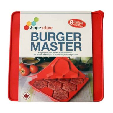 Burger Patty Press and Freezer Container