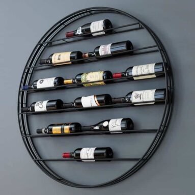 12-bottle Circular Wine Rack
