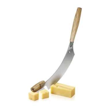 Dutch Oak Curved Cheese Knife