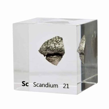 Earth Elements Acrylic Cube