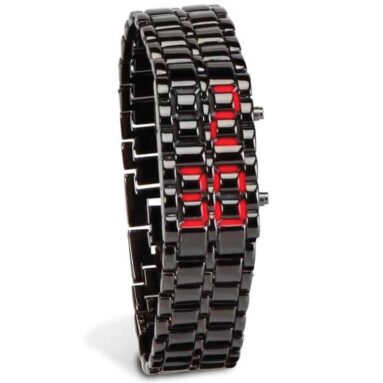 Faceless LED Bracelet Wrist Watch