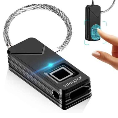 Portable Rechargeable Fingerprint Padlock