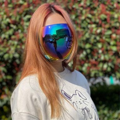 Full Face Polarized Large Mirror Sunglasses