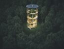 Giant Tubular Glass Tree House