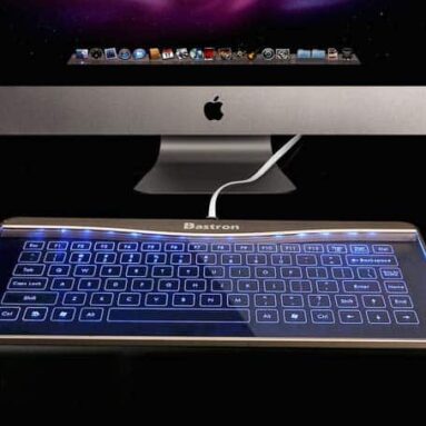Glass Keyboard by Bastron