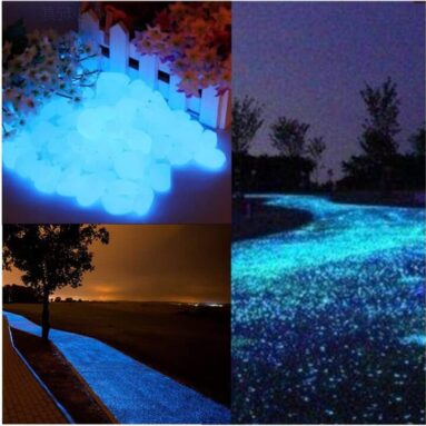 Glow in the Dark Walkway Pebbles