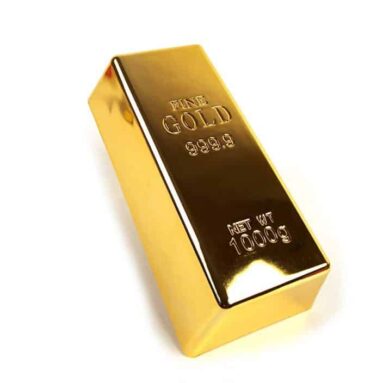Gold Bar Door Stop