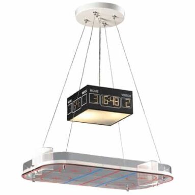 Ice Hockey Rink Pendant Light