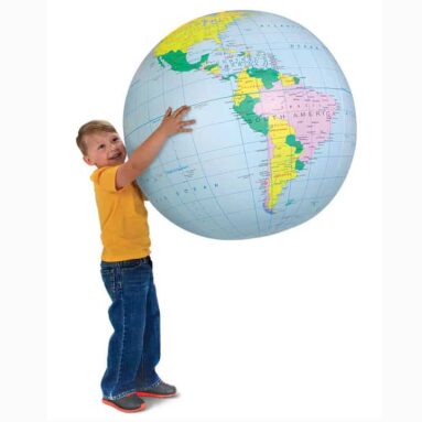 36″ Diameter Large Inflatable World Globe