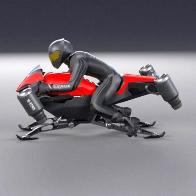Jetpack Flying Motorcycle Prototype Just Completed a Successful Test Flight